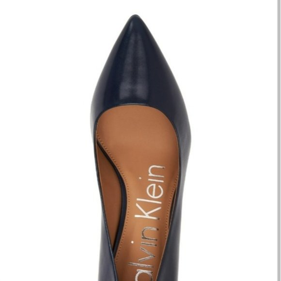 Calvin Klein Gayle Stiletto Pumps Navy 7.5 - Picture 5 of 8